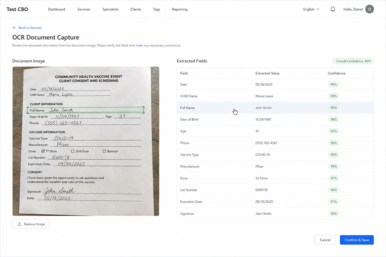 Paper-to-digital OCR bridge